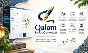 Qalam Script Generator WordPress Plugin